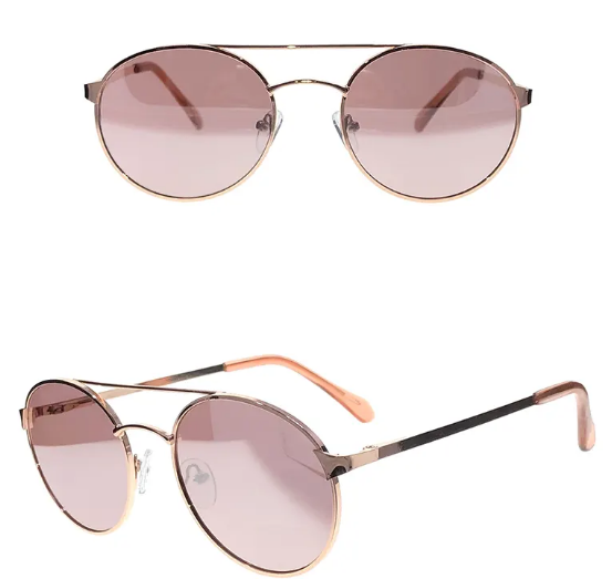 What era were round sunglasses?