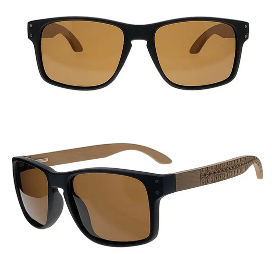 Are Plastic Frame Wooden Sunglasses for Men Trending in Fashion Circles?