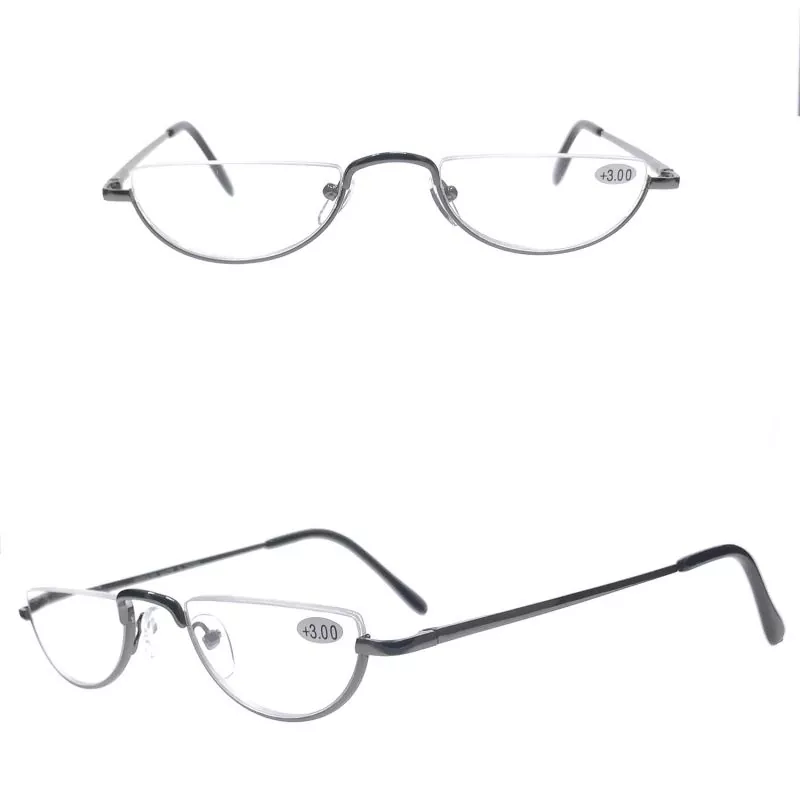 Bulk Half Round Metal Reading Glasses