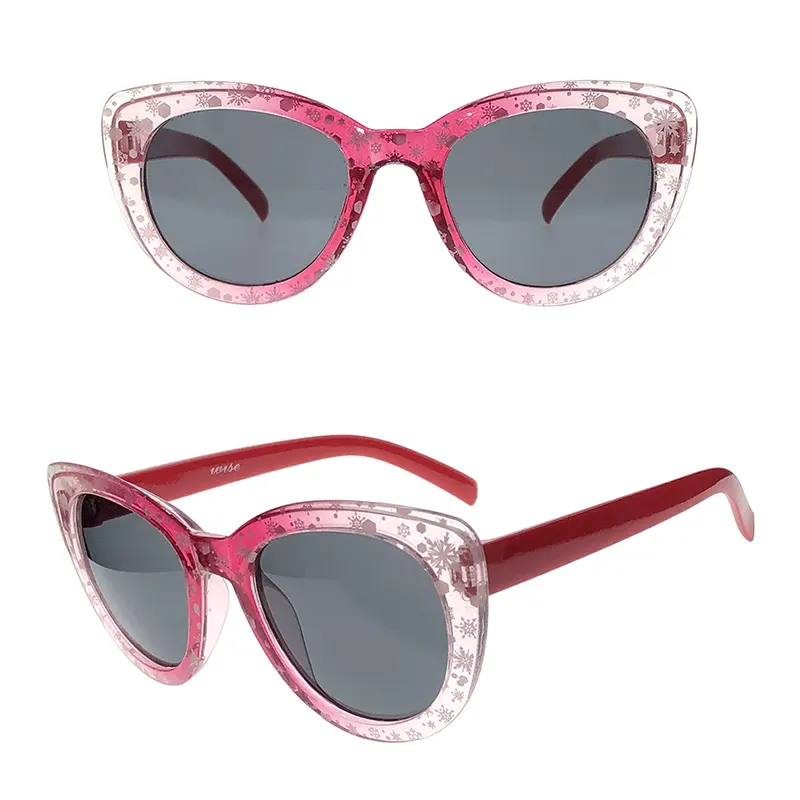 Cat Eye Ocean Lens plastic Kids Sunglasses