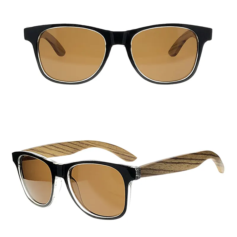 Fashion Wooden Sunglasses For Plastic Frame