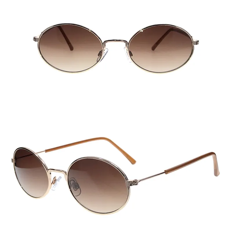 Round Fashion Metal Sunglasses